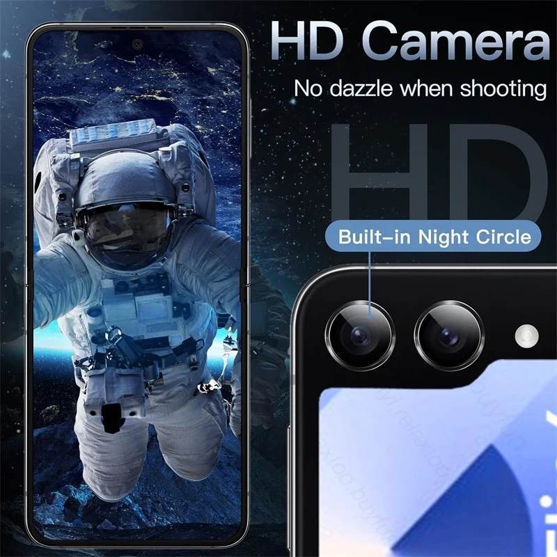 Metallic Glass Anti-Scratch Slim Camera Lens Protection Cover