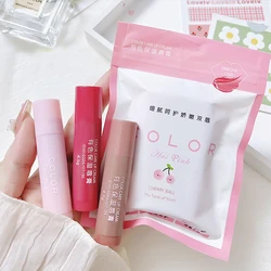 Hydrating Colored Lip Balm for Smooth, Moisturized Lips (Pack of three)