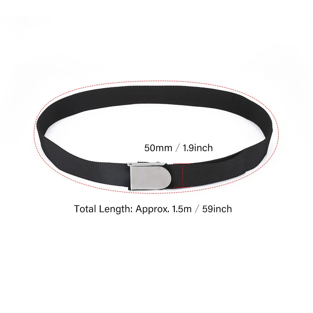 1Pc 1.5M Webbing Scuba Diving Weight Belt Buckle Backplate Harness for Spearfishing Freediving Wreck Diving Swimming Supplies 5