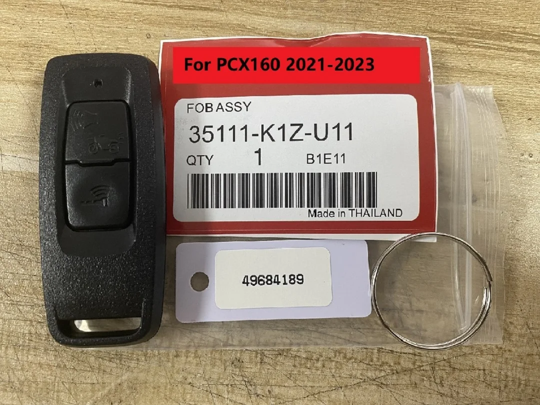

Пульт дистанционного управления для мотоцикла 433 МГц ID47Chip FCCID: 35111-K1Z-U11 35121-K1Y-D11 для мотоцикла Honda PCX 160 PCX125 Forza Nss350 2021 +