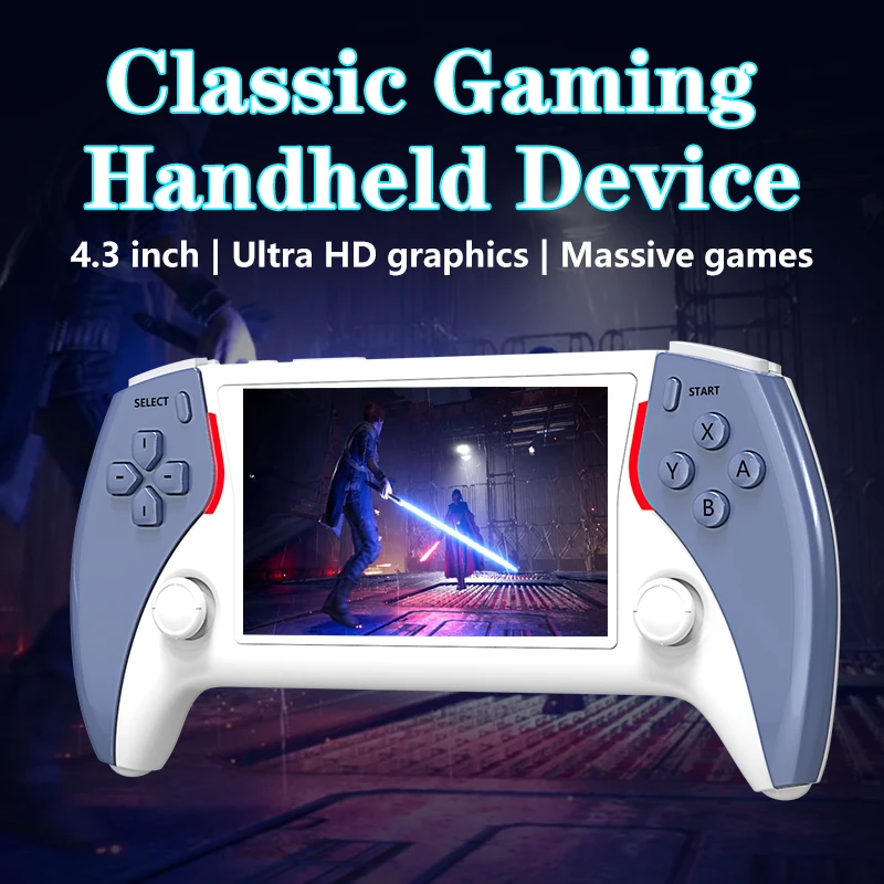 Coopreme Project X Pro 64G Portable Pocket Video Game Console 4.3” IPS Screen High-Defintion IPS Screenhandheld Game Console view 4