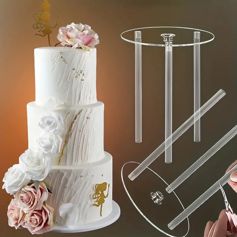 Cake Tier Stacking Kit Separator Plates Dowels Rods Four sizes cake decorating tools cake baking tools cake making tools