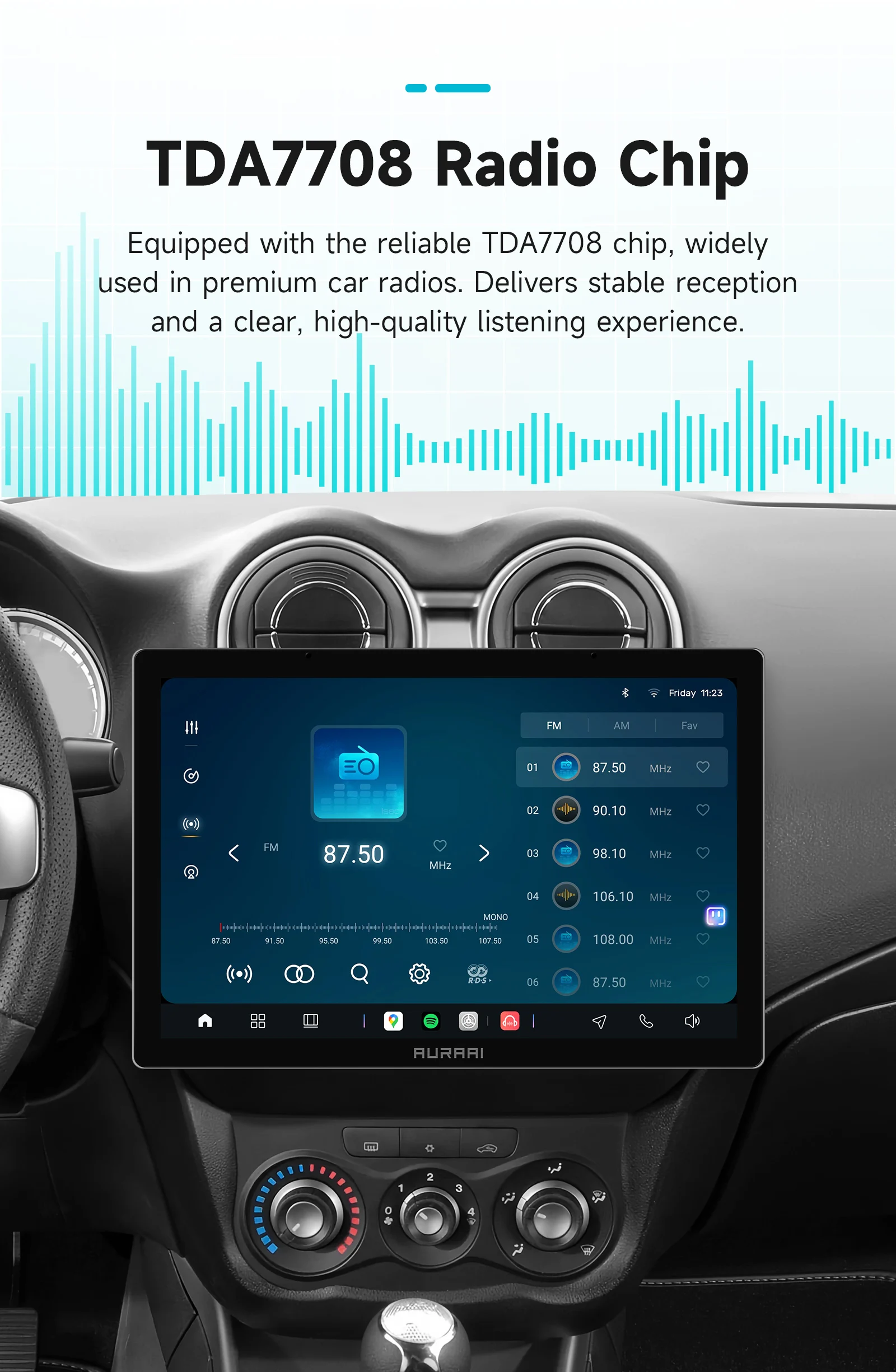 AURAAI ADAS Autoradio für Alfa Romeo Mito 955 2008-2016 GPS Wireless CarPlay Android Auto Radio Multimedia Smart Driving 7870 – Detail 24