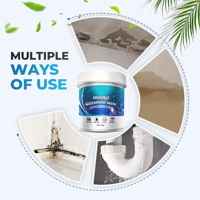 100g Transparent Waterproof Sealant Adhesive for Exterior Walls Leak Proof Coating Bathroom Floor Crack Sealing Mold-Proof