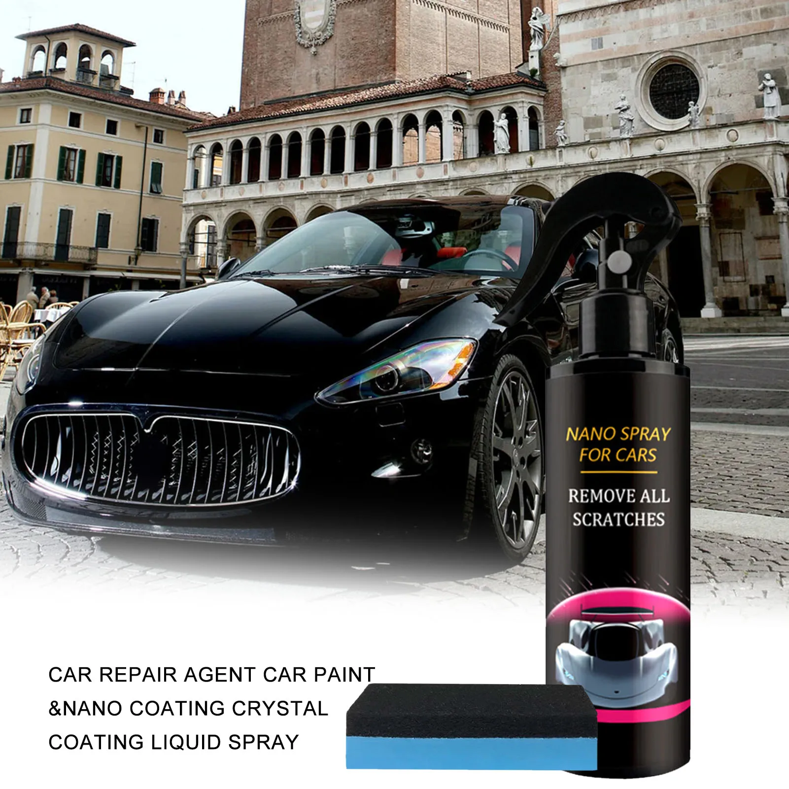 120ml Nano Car Scratch Removal Spray Repair Nano Spray Scratches Car Scratch Repairing Polish Coating Maintenance