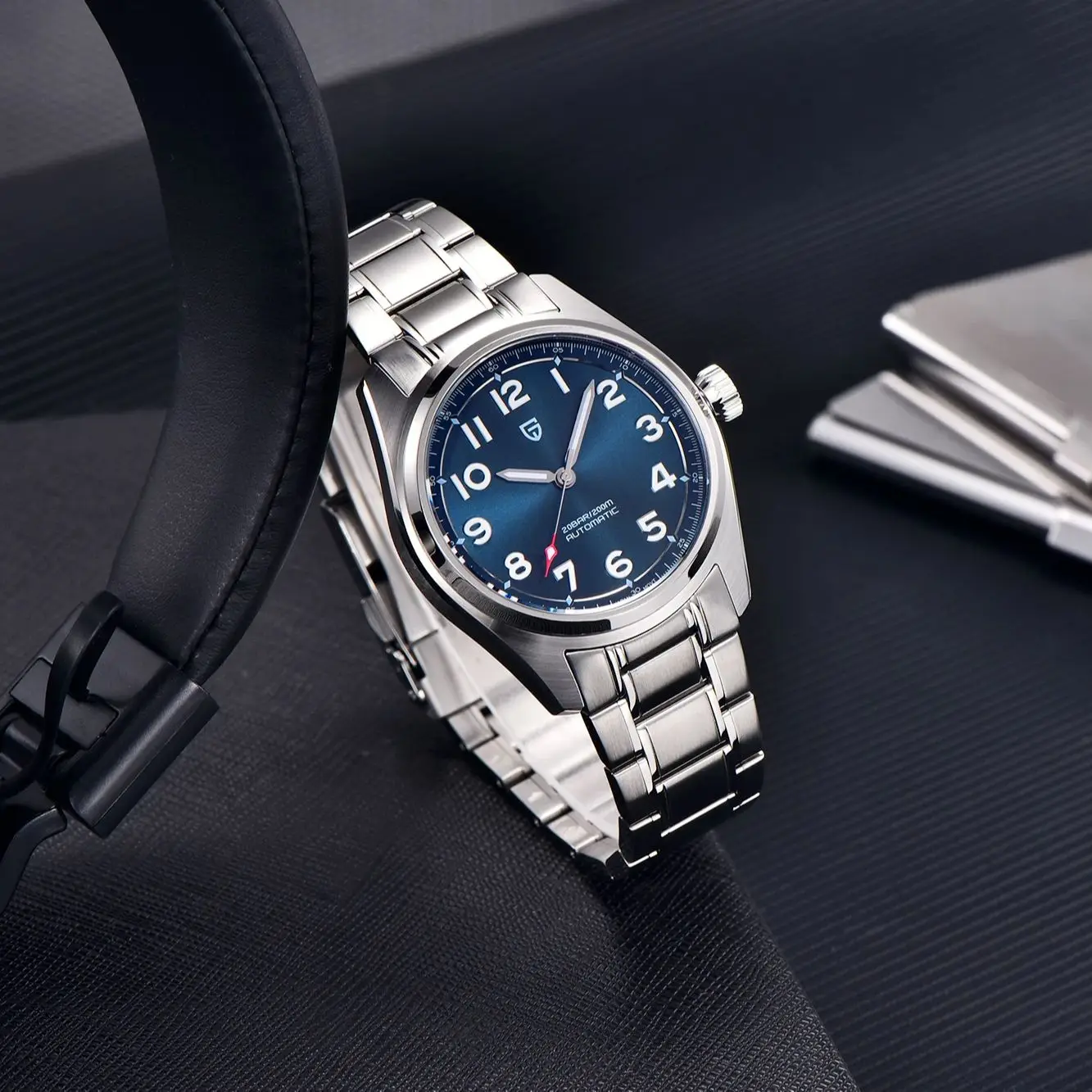 Pagani Design 2024 New NH35 Fashion Men's Automatic Mechanical Watch Luxury Sapphire Stainless Steel Waterproof 20Bar Night Glow