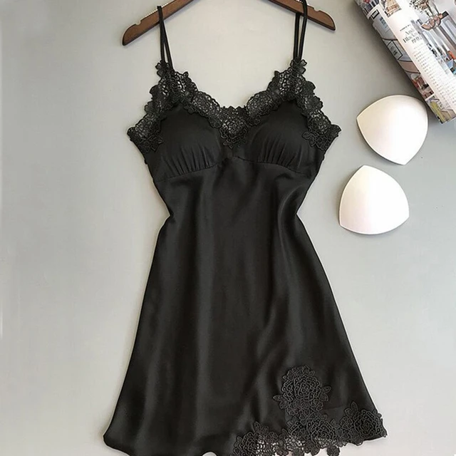 Womens Nightdress Lace Strap Sleep Dress Sleepwear Home Wear