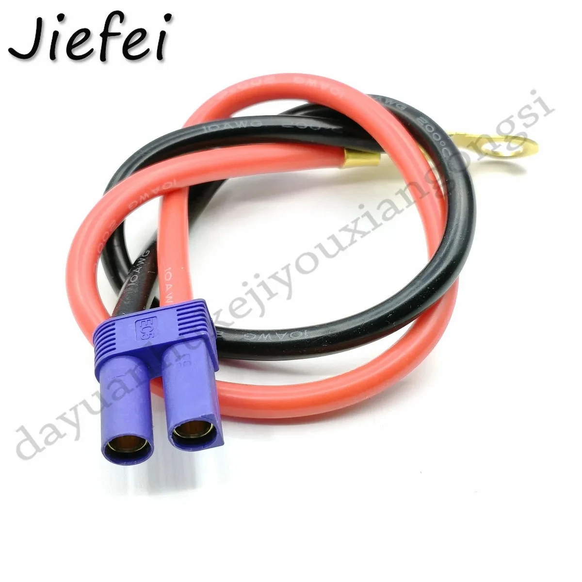 Cavo Di Estensione EC5 Femmina A Terminale O-Ring 8mm - 50cm Per Auto RC E Avviamento Di Emergenza - Foto 3