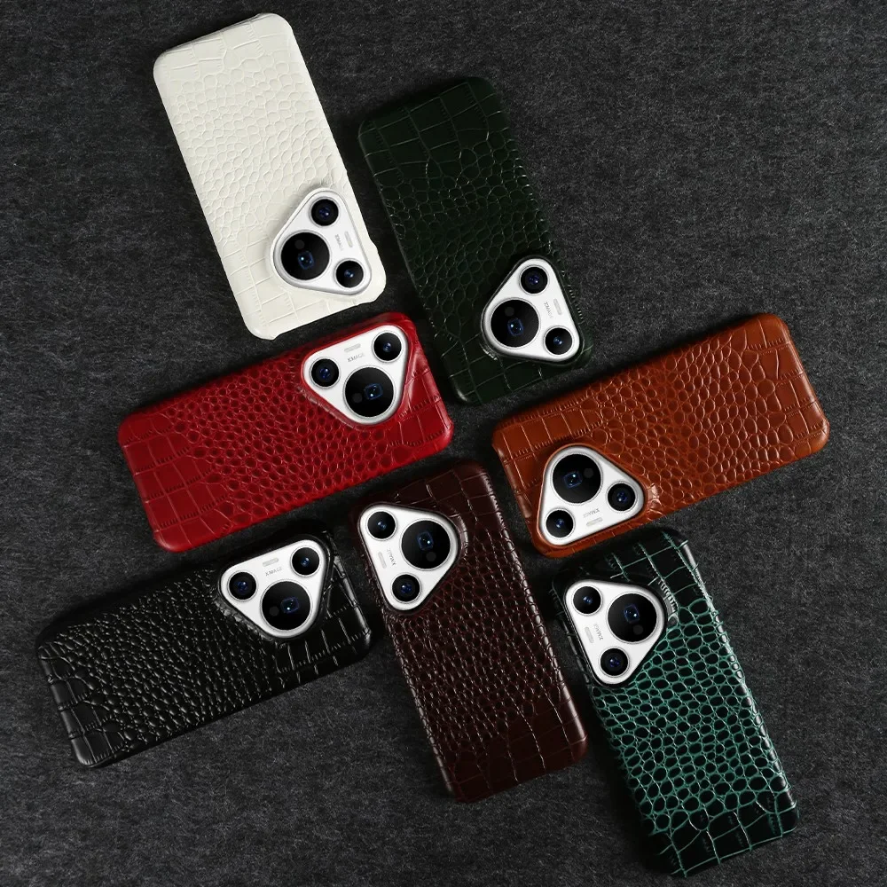 Luxurious Genuine Leather Phone Case - Premium Cowhide Back Cover