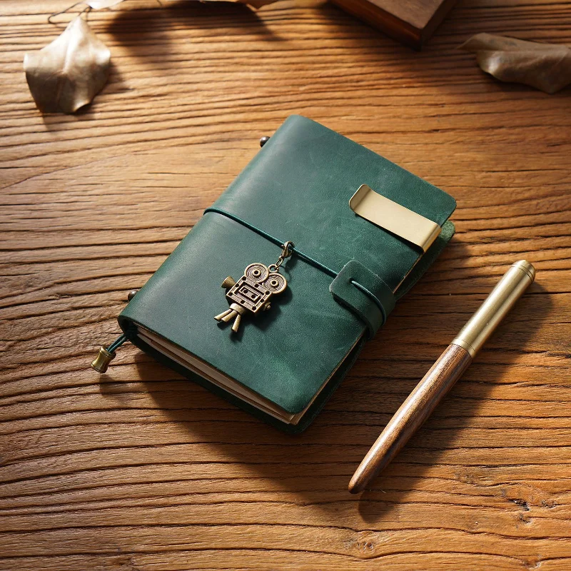 Genuine Leather Handmade Vintage Traveler's Notebook & Journal Organizer Cover