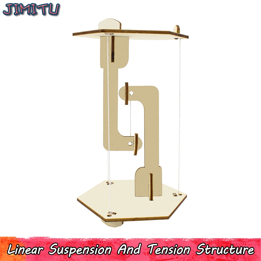 

Science Toys for Kids Line Suspension Tension Structure Educational Toy Physics Experiment Set DIY School Stems Toy Boy Gift Kit