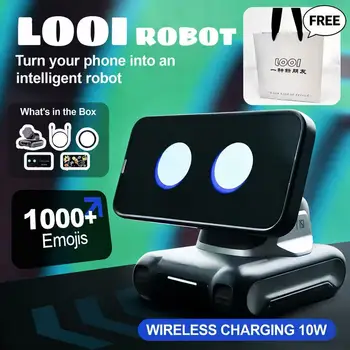 LOOI Robot Smartphone AI Assistente di apprendimento Dialogo vocale Alette ChatGPT Modello grande Mini Robot Giocattolo creativo Regalo