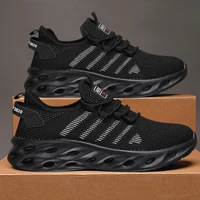 Men Shoes Comfortable Unisex Sneakers Breathable Couple Running Shoes Women Tennis Sports Shoe Size 37-47 Yellow Walking Sneaker - Image 3