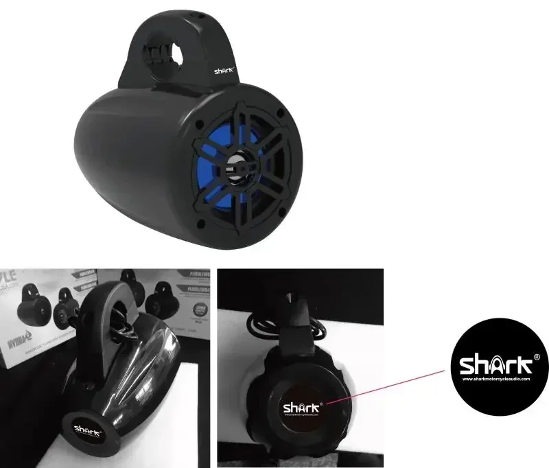 4 Inch Marine Speaker Boat Audio Waterproof Rated 2-Way Full Range