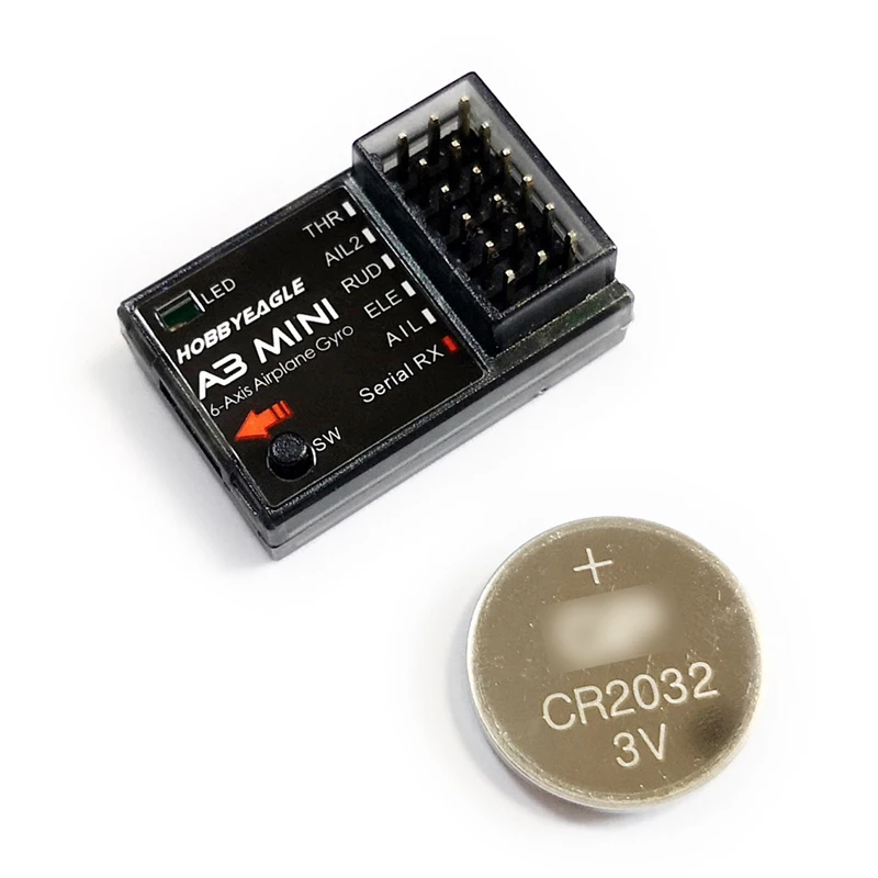 HOBBYEAGLE A3 Pro V2 6-Axis RC Aereo Stabilizzatore di volo Controller Giroscopio Bilanciamento Apparecchio Aereo Gyro Stabilizzatore per ala fissa RC Aereo