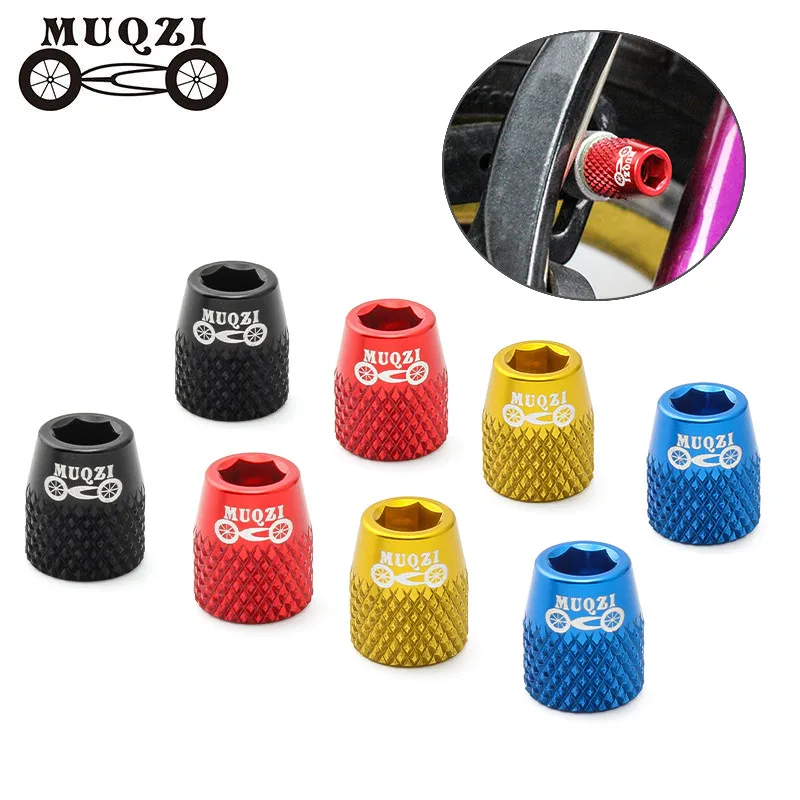 

MUQZI 4Pcs Road Bike Brake Shoes Screw Ultra Light Aluminum-Alloy Brake Pad Bolts V-Brake Fixed Nut For Mtb Road Bike Accessory