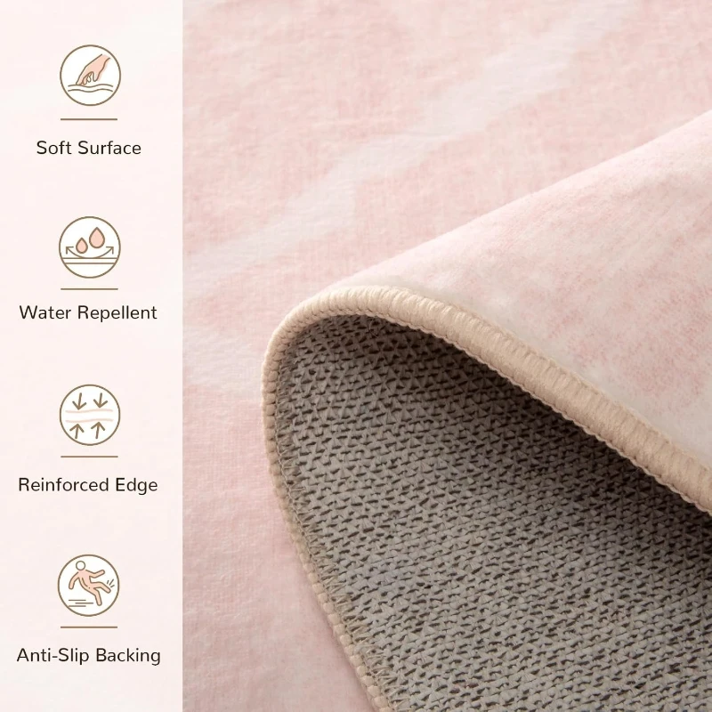 Bohemian Retro Living Room Carpet Simple Art Bedroom Plush Rug Machine Washable Folding Sofa Coffee Table Mats 러그 Ковер Alfombra