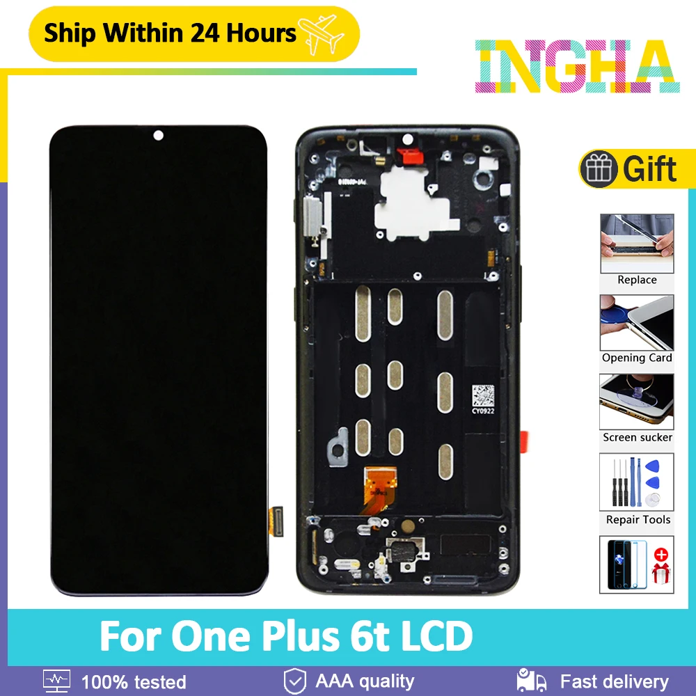 Original641AMOLEDDisplayForOneplus6TLCDTouchScreenDigitizer