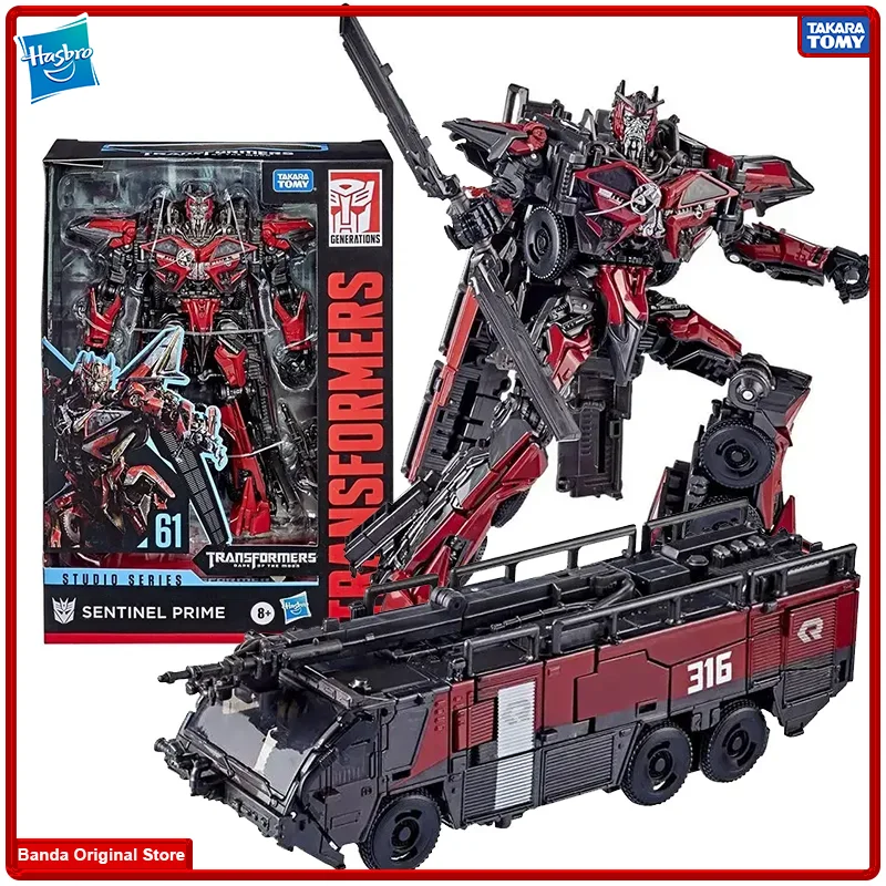 

100% In Stock Original Hasbro Takara Tomy Transformers Dark of The Moon SS61 Voyager Sentinel Prime Autobot Action Toys Figures