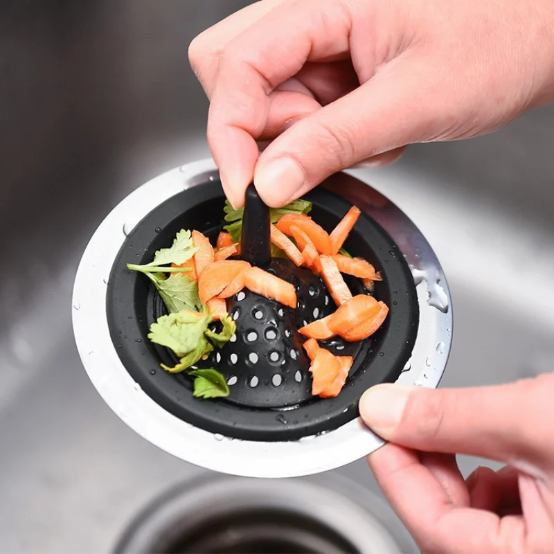 Kitchen Sink Basin Filter Strainer Sewer Floor Drain Cover Shower Hair Catcher Stopper Waste Peel Net for Bathroom Accessories