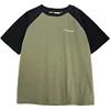 2024 Boys Pure Cotton Short Sleeved T-shirt Raglan Sleeve Top Trendy Children's Clothing Summer New Korean Style 1
