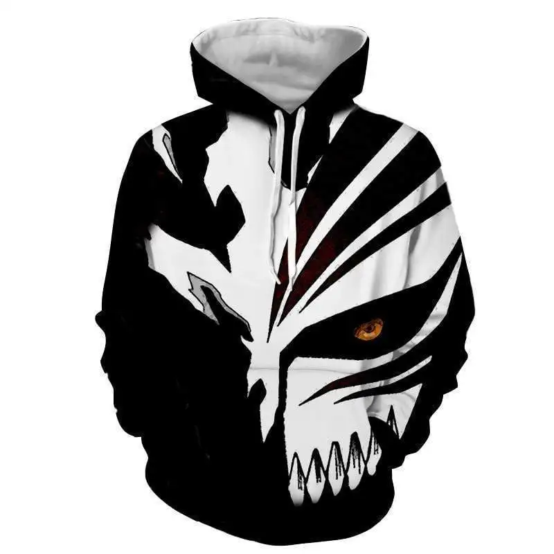 

Anime Style Hoodies Bleach 3D Printed Hooded Sweatshirt Men/Women Casual Streetwear Pullover Hip Hop Hoodie Unisex Fashion Tops