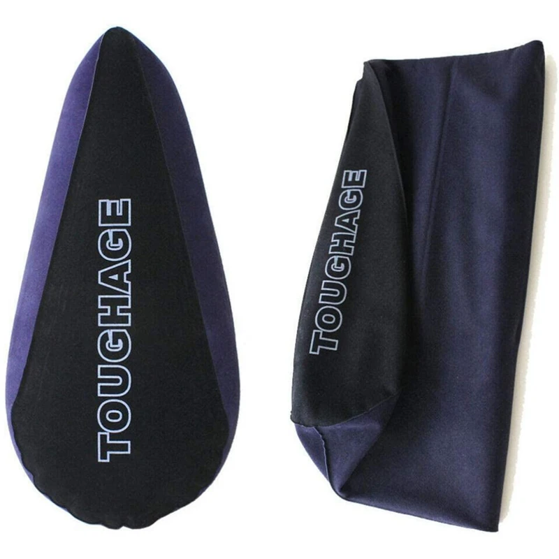 Inflatable Travel Pillow Multifunctional Body Lumbar Yoga Pillow Positions Support Air Cushion Triangular Neck Waist Bed Cushion 3