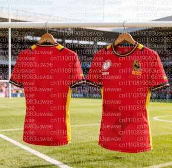 Maglia da Calcio a Maniche Corte per Tifosi di Rugby Spagnolo, T-shirt da Uomo con Stampa 3D, Abbigliamento Sportivo per Uomo