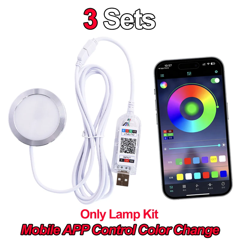 ตัวเลือกสินค้า ชุดหลอดไฟ LED RGB DIY สำหรับเครื่องพิมพ์ 3 มิติ