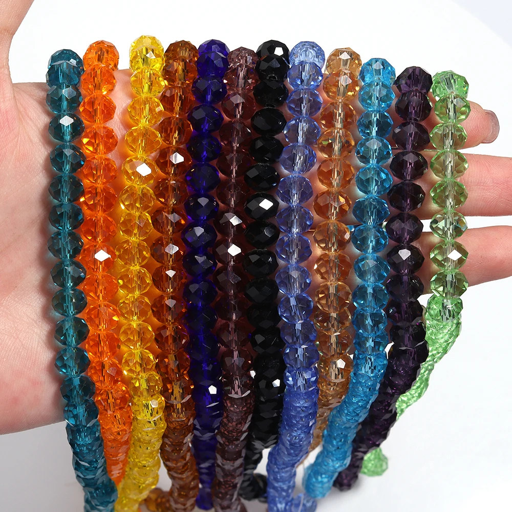 Dowarm 10mm Round Crystal Glass Beads - 50PCS Faceted Discoball Beads For Jewelry Making, Wind Chimes, Bracelets & Crafts - View #6