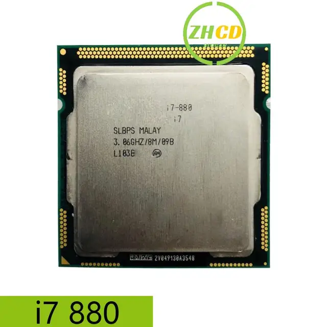 Intel Core For I7-880 The i7 880 GHz features a quad-core CPU