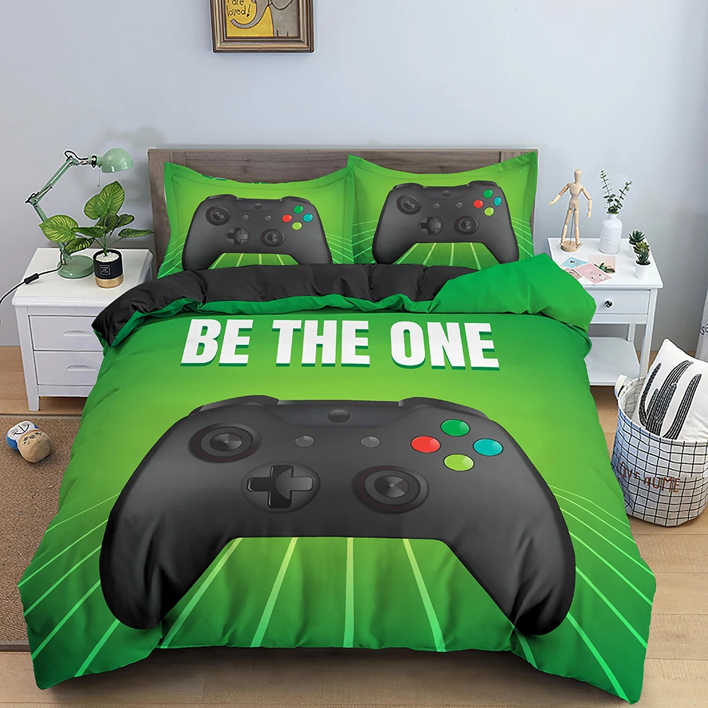 Game Bedding Set Soft Duvet Cover Set Comfoter Bedding Quilt Cover With Pillowcase Kids Bedding Set Queen King Size 4