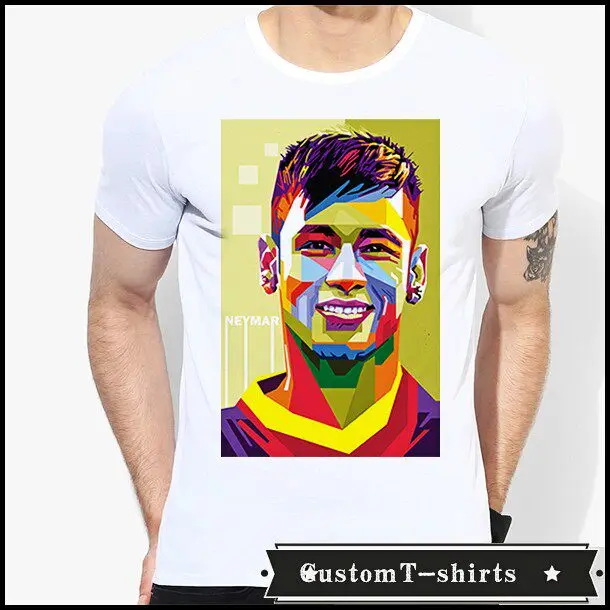 여름 통기성 면 스포츠 스타 프린트 문화 티셔츠 남성과 여성을 위한 반팔, 성인 사이즈 티셔츠