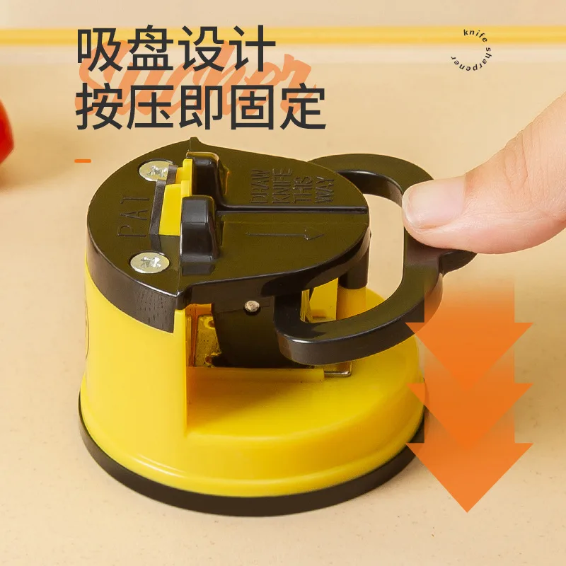 High quality suction cup flat head two-port sharpener small