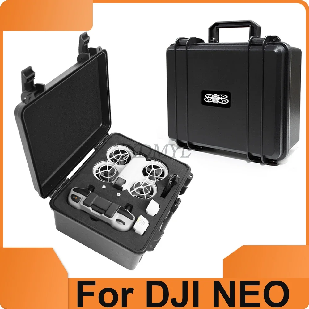 Explosion-Proof Carrying Case for DJI Neo Fly More Combo Storage Bag Portable Waterproof Box Hard Shell for DJI RC N3 Accessory