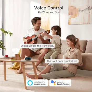 Smart Fingerprint Door Lock with Keypad & App Control, Bluetooth Keyless Entry for Home Security 3