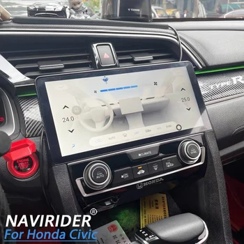 10.33 pollici Android Per Honda Civic 2016 2017 2018 2019 2020 2021 Stereo GPS CarPlay Auto Radio Lettore Multimediale Per Auto di Navigazione