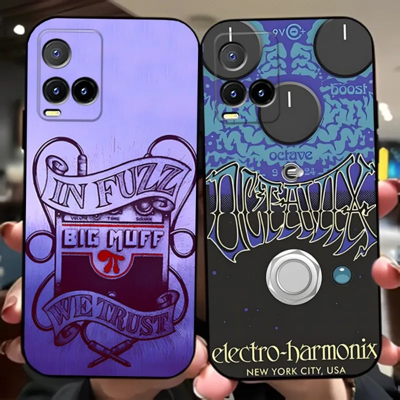 Custodia Per Telefono A Pedale Per Chitarra Big Muff Per Vivo Y31 V21E V23 Y21 Y76 Y15S Y73 X60 X70 X80 Y33S T1 Iqoo 9 U5 U5X Pro Plus Cover