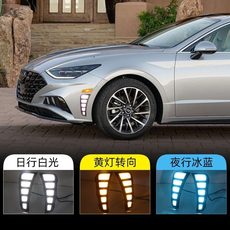 

Daytime Running Lights Modified LED Daytime Running Lights Streamer Steering For Hyundai 2020-2021 models Sonata ten-generation