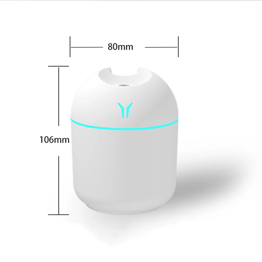 휴대용 LED 조명 전기 아로마 디퓨저, 보습 피부, 미니 물 디퓨저, 피로 해소 용품, 친구 가족 선물