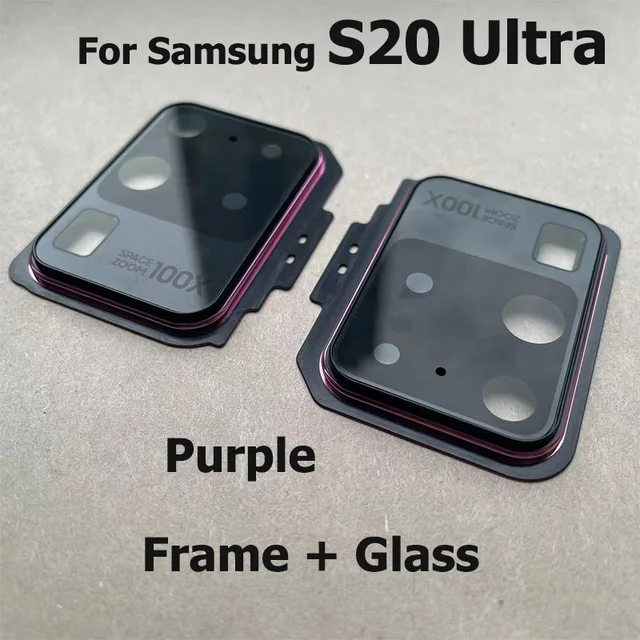 Camera Glass Back Cover S20 Ultra Camera Protector For