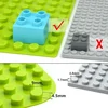 Duploes Big Size Baseplate 16x16 Dots Bricks Assembly Plates Large Particles Animal Classic Figures Building Blocks Kid Toys 4