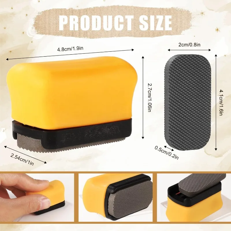 Denibbing File Paint File Tool For Quick Removal Of Paint Imperfections Two Sided Mini-File Blade For Repairing Retention
