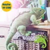 Green Chameleon High Fidelity Anime Cute Plushie Lizard Plush Toys Lifelike Animals Simulation Stuffed Doll Kawai Toy Gifts Kids 1