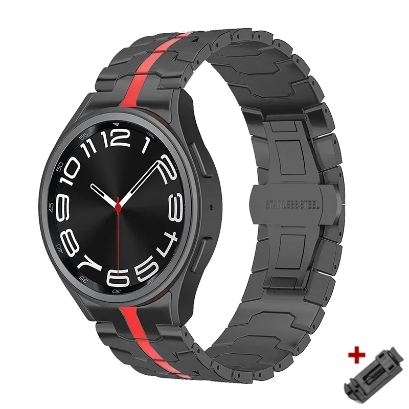 Titanium Color Stainless Steel No-Gaps Bracelet