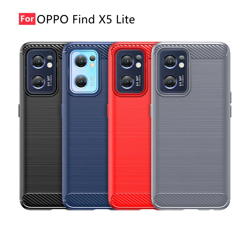 Per Oppo Find X5 Lite Cover Case Oppo Find X5 Pro Lite Realme 8 9 Pro Plus 9I Capas Bumper Tpu Soft Per Oppo Find X5 Lite Fundas