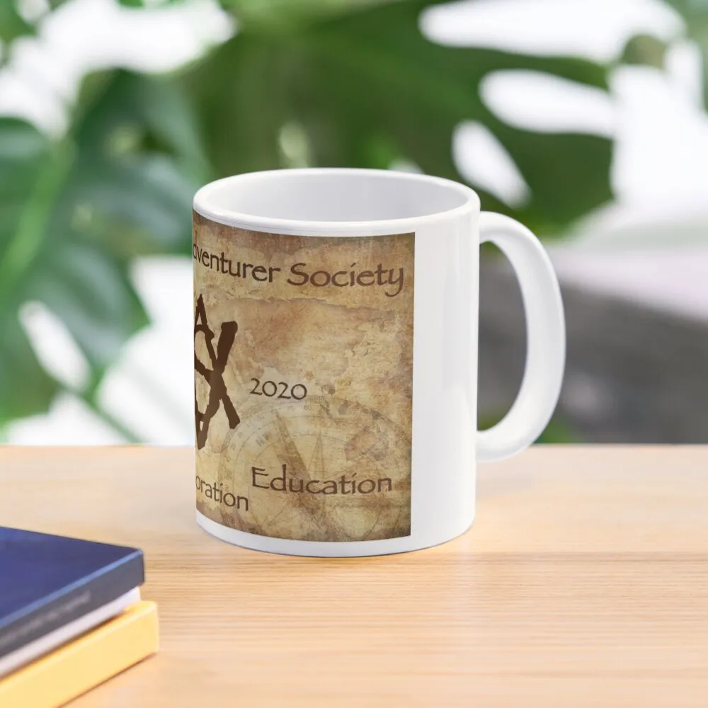 

Vintage Adventurer Society logo Coffee Mug Tea Cups Cups For Cafe Cups Ands Mug