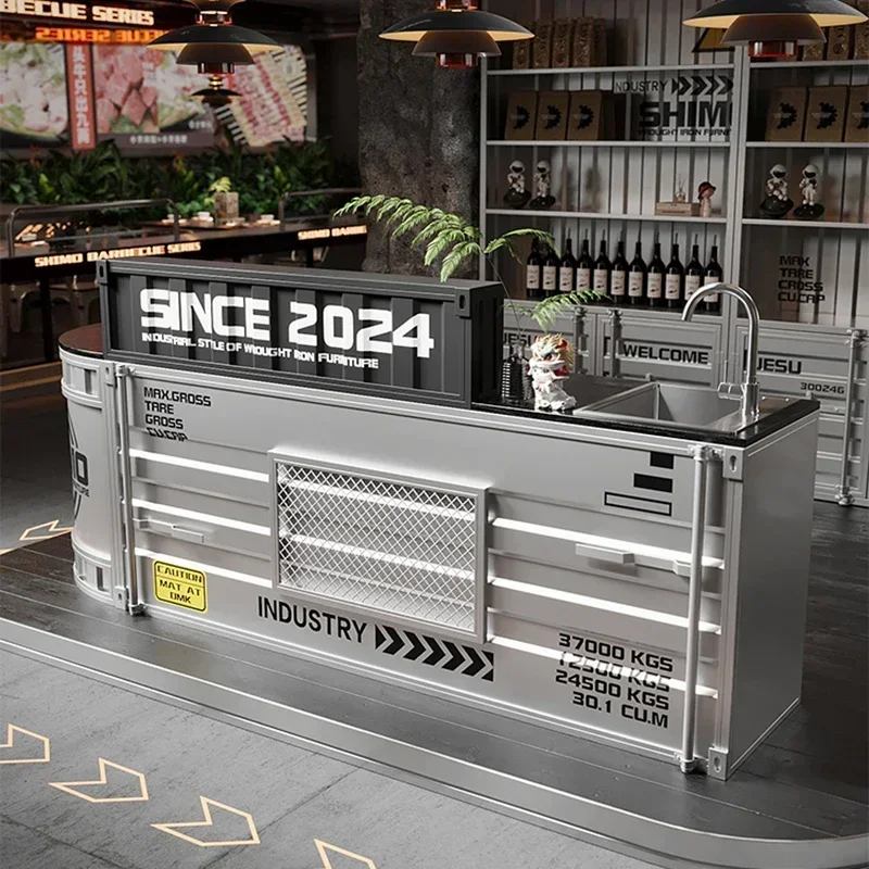 Bar Checkout Counter Reception Desks Storage Business Economic Reception Counter Table Mostrador Recepcion Office Furniture