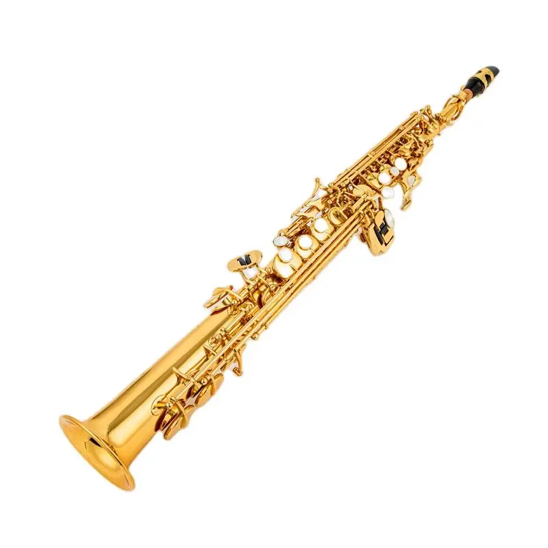 

JK Keilwerth SX90II Soprano Saxophone Gold & Nickel B flat Soprano Straight with two neck ,case, mouthpiece, gloves, reeds