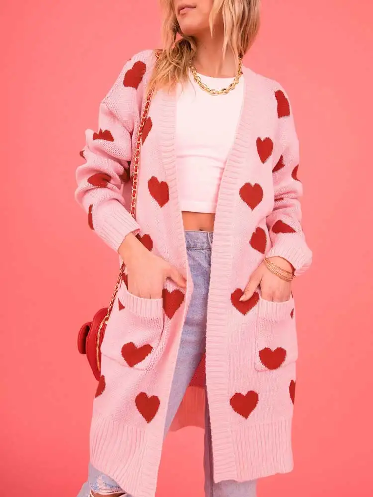 Holiday Sweater Clothing Lazy Oaf All My Heart Sweater Boho